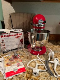R3 Kitchenaid Artisan Mixer With Attachments And Cover