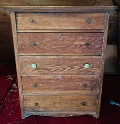 R10 5-Drawer Dresser Wood