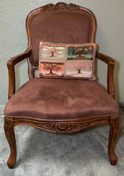R2 Antique Style Chair 1 Of 2, Includes Small Decorative Pillow