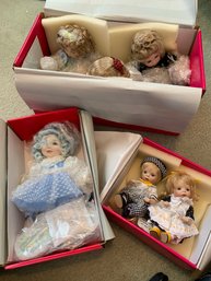 Boxed Collectibles: Marie Osmond Porcelain Dolls, Set Of 6