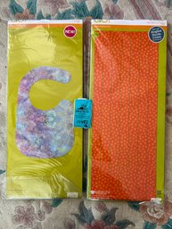 Accuquilt Fabric Cutting Dies- Baby Bib And Strip Cutter. Unopened In Packaging