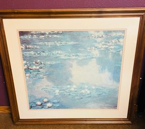 R4 Professional Framed Lithograph Of A Monet Painting