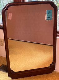R9 Vintage Wood Framed Mirror