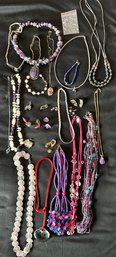 R6 Collection Of Colorful Assorted Costume Jewelry