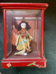 Japanese Geisha Girl In Box