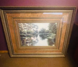 R4 Professionally Framed Lithograph  Natures Tapestry Artist Unknown