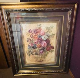 R4 Professionally Framed Lithograph,  Old World Bouquet - Marilyn Hageman