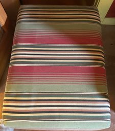 Striped Ottoman