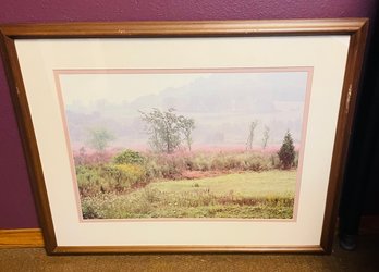 R4 Professionally Framed Lithograph, Morning Meadow, Artist Nick Zungoli