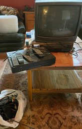 Toshiba TV, VCR, Samsung DVD Player