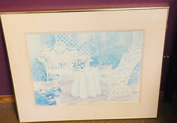 R4 Professionally Framed Lithograph, Unknown Title, By Gloria Erickson