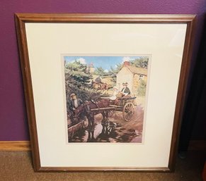 R4 Professional Framed Lithograph, The Drinking Trough - Stanhope A. Forbes