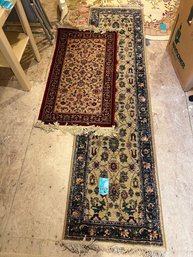 R12 Runner And Area Rug  90x23.5 Inches And  And 44x24 Inches