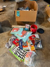 Box Of Assorted Household Hardware Treasure - Please See Pictures.  Too Much To List
