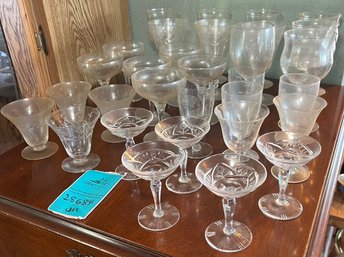 R1 Collection Of Glass And Crystal Stemware