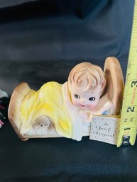 R5 Two Josef Original Figurines And Two Additional Baby Figurines