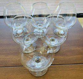 R3 Set Of 6 Glass Brandy Snifter Glasses