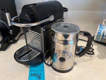 R3 Nespresso Coffee Machine And Nespresso Electric Frother