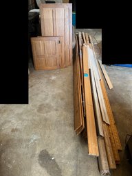 Trim And Moulding, Solid Heavy Wood Cabinet Doors