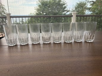 R3 Set Of Eight Glass Cups