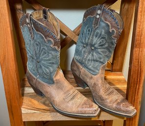 R5 Ariat Womens Cowboy Boots Size 9.5 Regular