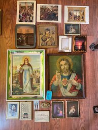 Religious Icon Imagery And Wall Art    Please See Pictures