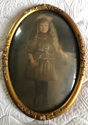 RM 1 Two  Victorian Wood Picture Frames And Old Car Figurine