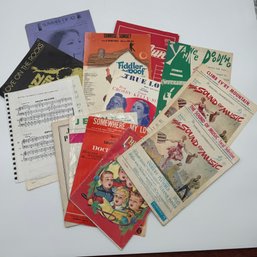 Vintage Piano Sheets/ Music Books