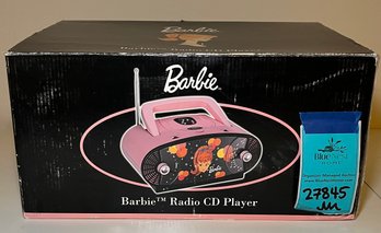 R6 Barbie Radio CD Player In Box And Styrofoam