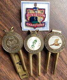 RM3 Golf Accessories, Some Stamped #525, 1997 Division Champions Pin