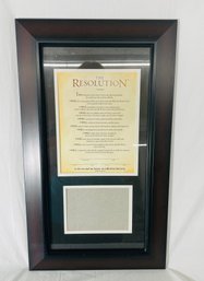 The Resolution Framed Artwork