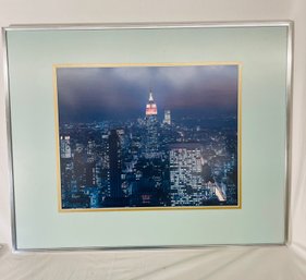 NY Trade Center Framed Photograph From 1980s