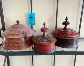 Middle Eastern Vintage Spice Boxes 2
