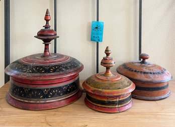 Vintage Middle Eastern Spice Boxes 3