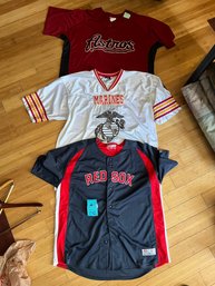 Jerseys - Astros, Red Sox, Marines - 2xl