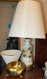 RM3 Lamp With An Extra Shade, And Decorative Bowl