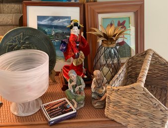 RM3 Artwork, Decorative Candle Holder,  Decorative Bowl, Figurines, Basket, Decorative Bowl, Geisha Figurine