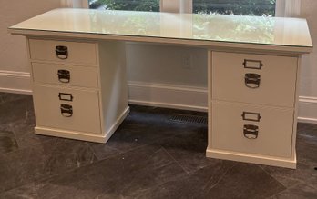 R6 Pottery Barn Bedford Desk With Drawers