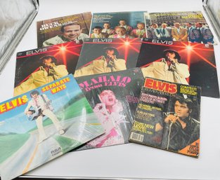 Eight Records And One Elvis Magazine