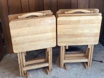RM 5 Two Sets Wooden TV Trays