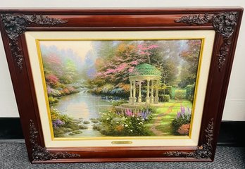 Thomas Kinkade, The Garden Of Prayer Certificate Of Authenticity Included