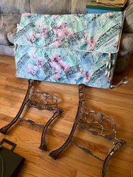 Disassembled Wrought Iron Bench