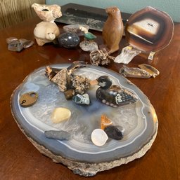 RM1 Decorative Rock Collection And Other Decorative Items