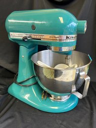 R3 Kitchen Aid Mixer 5 Qt. Stand Mixer In Color Aqua Sky Turquoise
