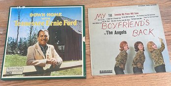 Two Records: Down Home With Tennessee Ernie Ford And My Boyfriends Back By The Angels