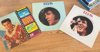 Three Elvis Presley Records