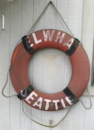 RM00 Outside Lot To Include Two Decorative Buoys, One Marked Elwha Seattle And One Llahei Seattle