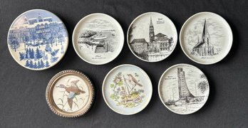 R7 Small Collectors Plates To Include: Vintage Kaiser W. Germany Porcelain Plates, Vintage Altenkunstadt