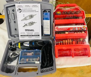 R0 Dremel 300 Rotary Tool With Accessories Kit And Case
