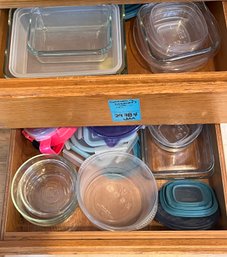 R5 Glasslock Containers With Lids, Pyrex Containers. Some Lids May Not Have Their Containers